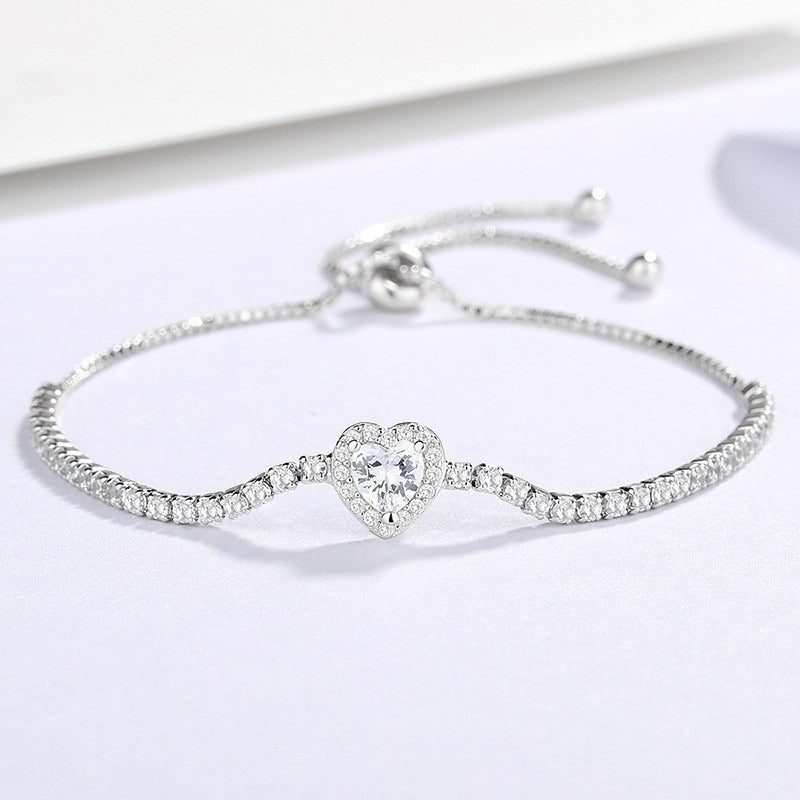 Diamond Heart Bracelet