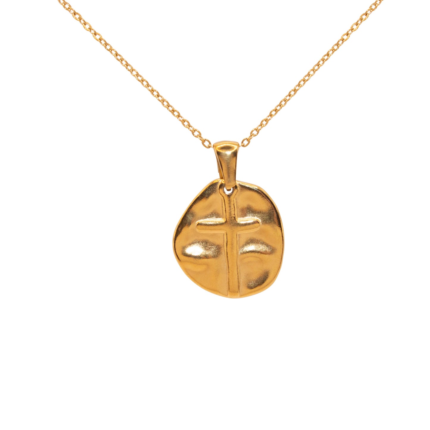 Embedded Cross Pendant