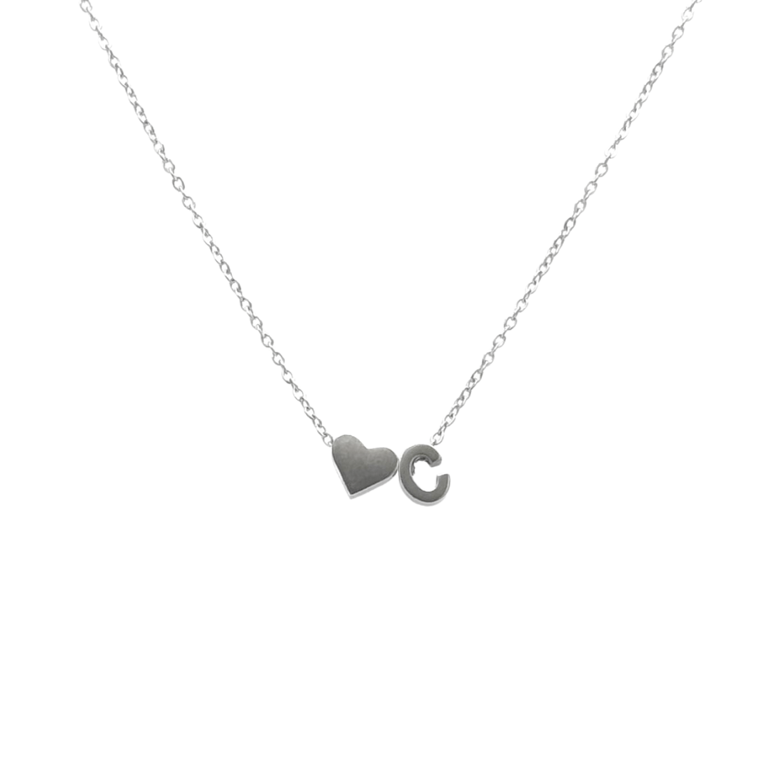 Personalized Love Necklace- Silver