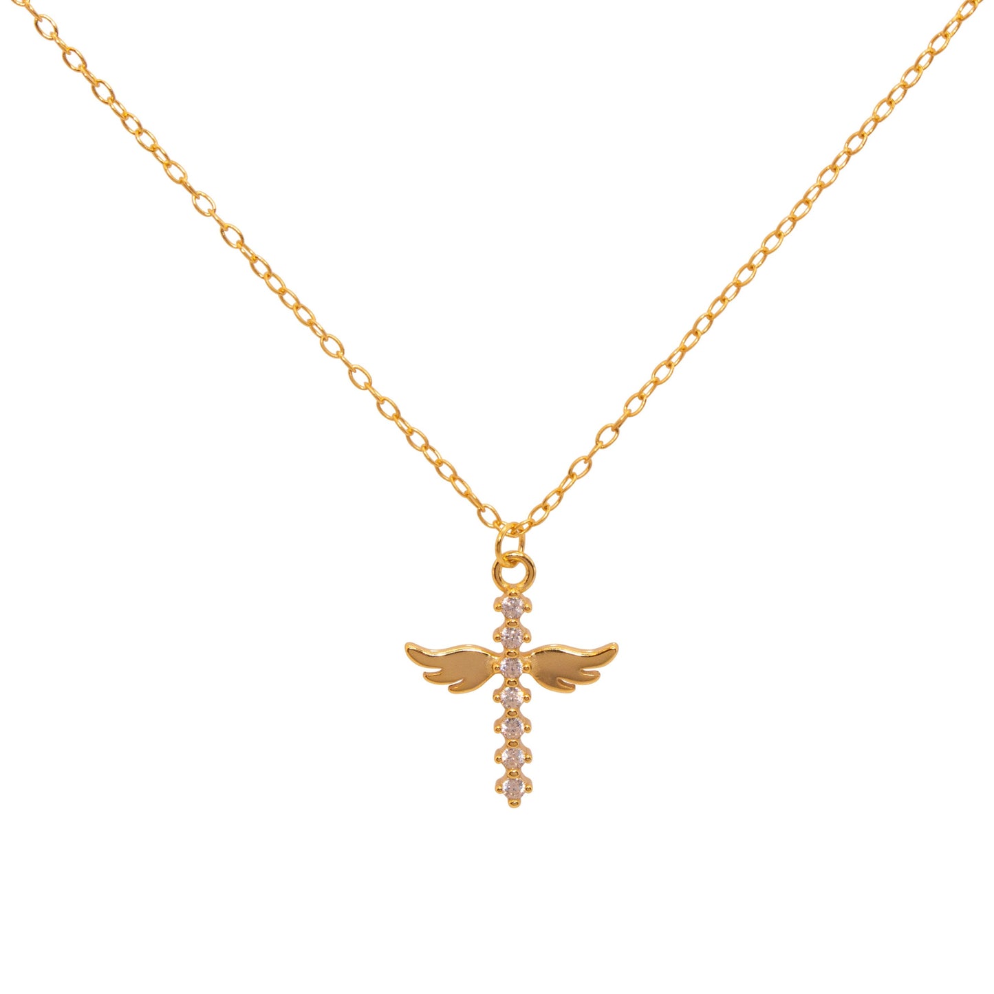 Wing Cross Pendant